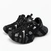 Black Strappy Statement Sneakers