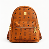 Luxe Cognac Monogram Backpack
