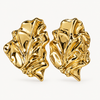 Gold Sculptural Statement Earrings