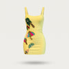 Tropical Beaded Mini Dress