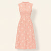 Blush Pink Floral Embroidered Dress